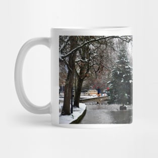 Bourton on the Water Christmas Tree Cotswolds Mug